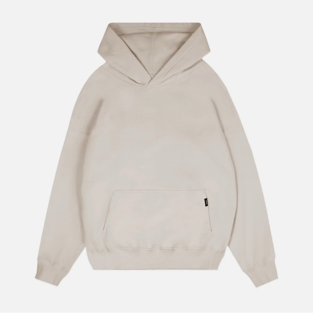 HOURS Drop Shoulder Hoodie Desert Beige Size L